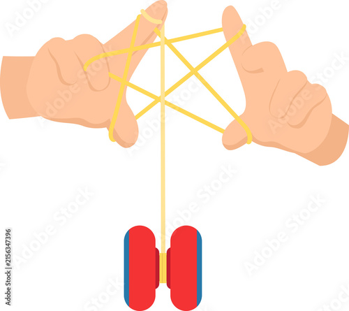 Фотография Playing Yo-Yo Illustration