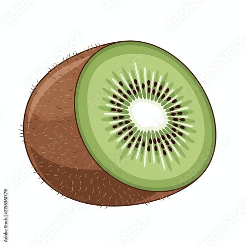 Close-up of a green and brown soccer ball.
