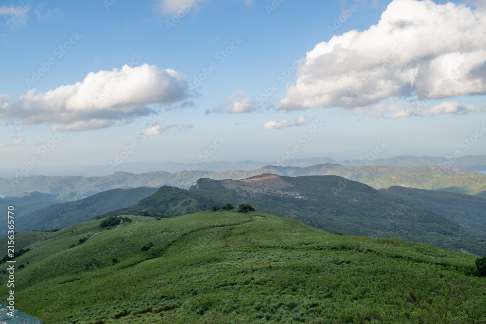 Obraz premium mountain landscape with clouds