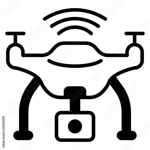 Drone Solid Icon