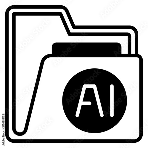 Data Folder Solid Icon