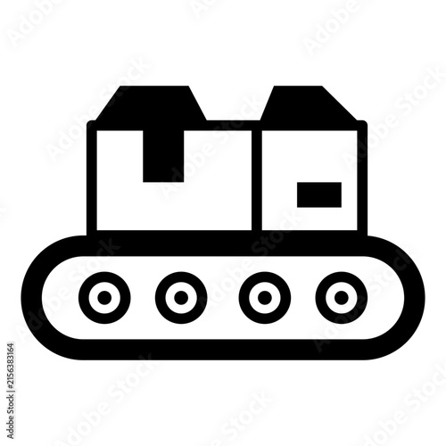 Smart Factory Solid Icon