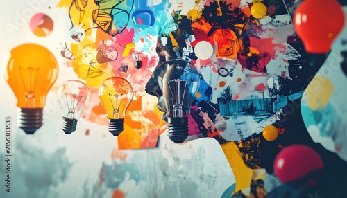Creative Mind - A Vibrant Explosion of Ideas and Innovation.