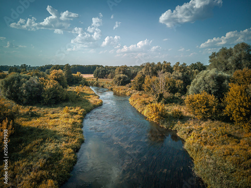 Widawka River Among Greenery