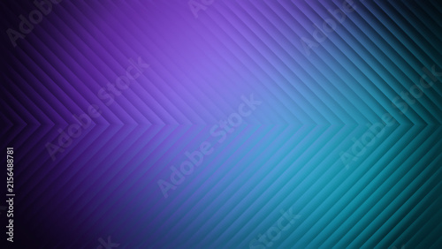 Fotografie Abstract purple and cyan blue chevron geometric lines background