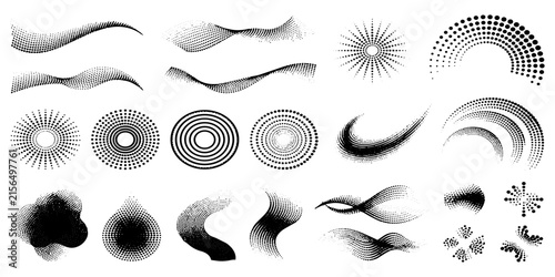Hand-drawn seamless black and white swirls and abstract decorative doodle patterns vector set