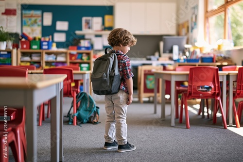 Child's First Day Back To School