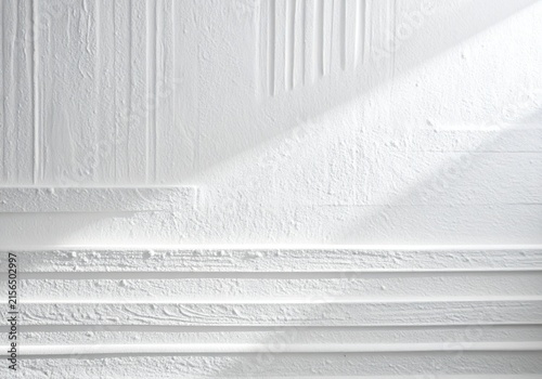 Textured White Plaster Wall Background