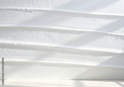 Textured White Plaster Wall Background