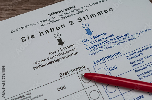 Landtagswahl in Sachsen Anhalt am 06.09.2026
