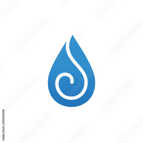 water droplet liquid vector logo design