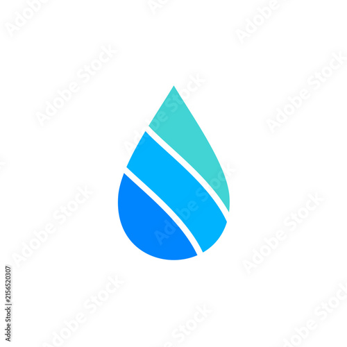water droplet liquid vector logo design