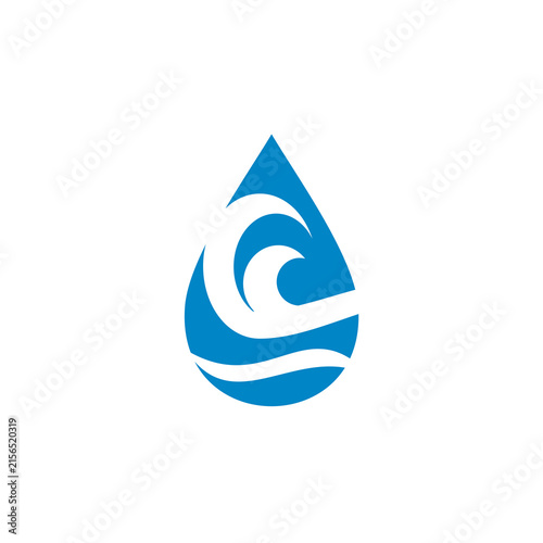 water droplet liquid vector logo design