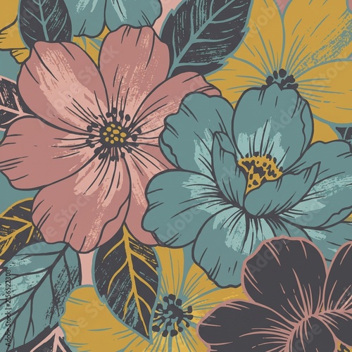 Floral pattern vector illustration