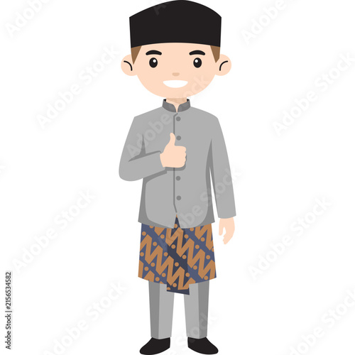 Traditional Cultural Attire Illustration