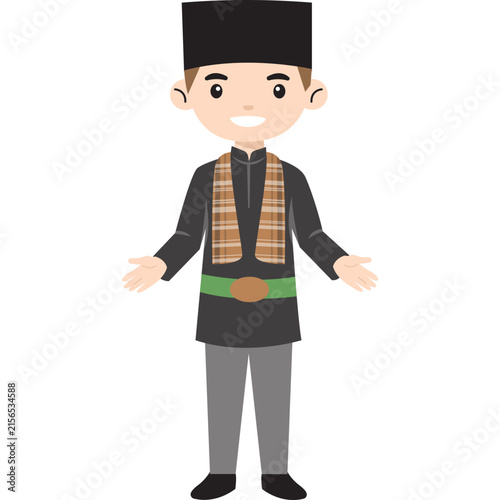 Traditional Cultural Attire Illustration