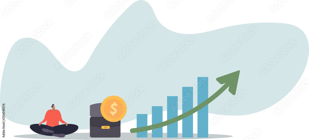 Obraz premium Value stock vs growth stock, comparison between investing style, professional choosing asset for earning or profit in market .human life and situation.vector illustration.