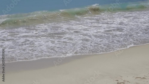 waves on the beach
