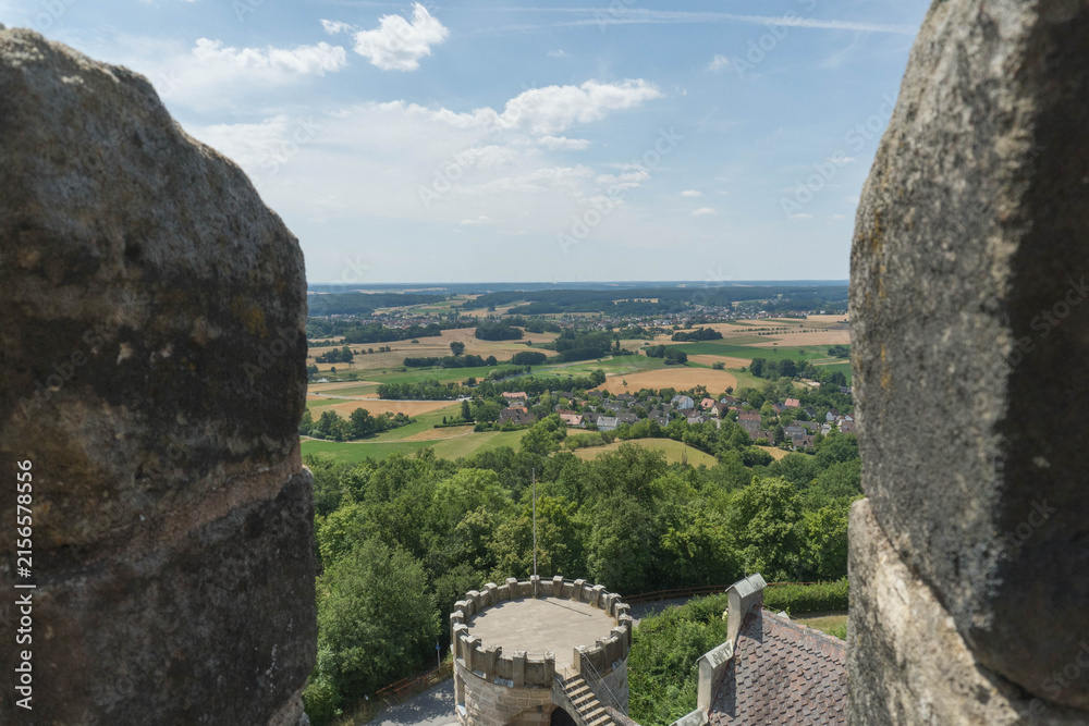Fototapeta premium View from the german castle called Altenburg