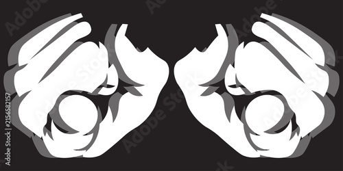Foto Pointing Hand Icon Pointing at Viewer Retro Recruitment Poster Style Call to Act