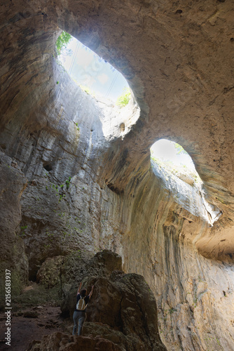 Prohodna Cave, also known as God's  Eyes Cave