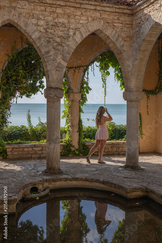 woman in the garden