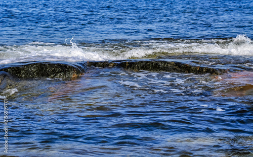 Landscape of the archipelago in the east coast in Sweden