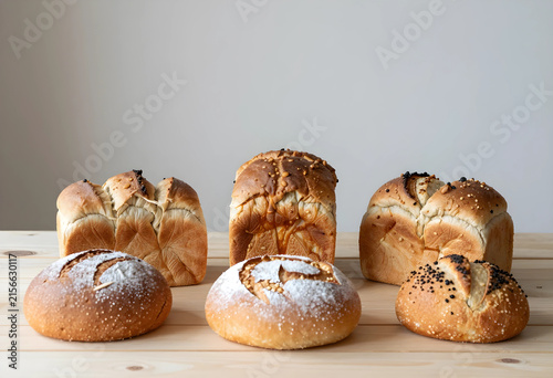 Assortment of freshly baked...