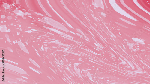 Obraz na plátně Swirling brushstrokes create an abstract artwork with pink hues, evoking a sense