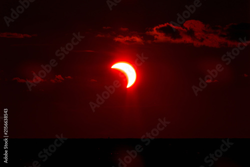 Solar eclipse 12th August 2026 on coast of Finnish Gulf.