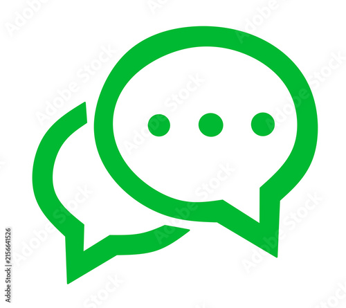 Chat icon communication symbol online support