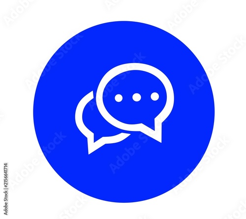 Chat icon communication symbol online support