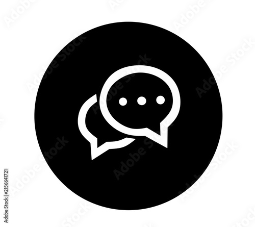 Chat icon communication symbol online support