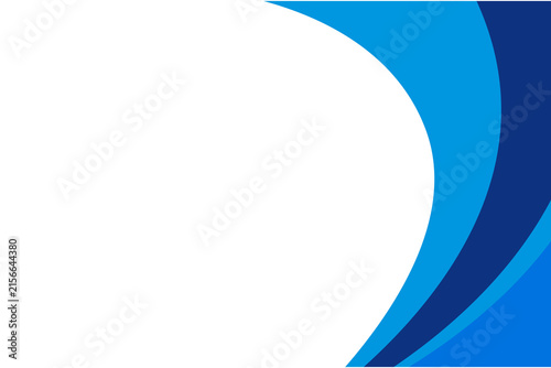 Modern blue wave corporate background design element with sweeping curved shapes graphic.