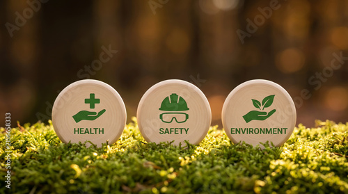 Compliance workplace health safety environment sustainability workplace health safety compliance. Risk management hazard prevention. emergency security protection, policy regulation inspecting