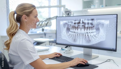 Computer-aided dental design in a modern dental clinic