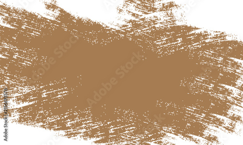 Brown Grunge Texture Background with Rough Dry Brush Strokes and Scratches in Earthy Tan Tones