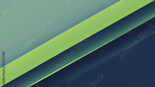 Calm abstract background with soft green and blue planes.