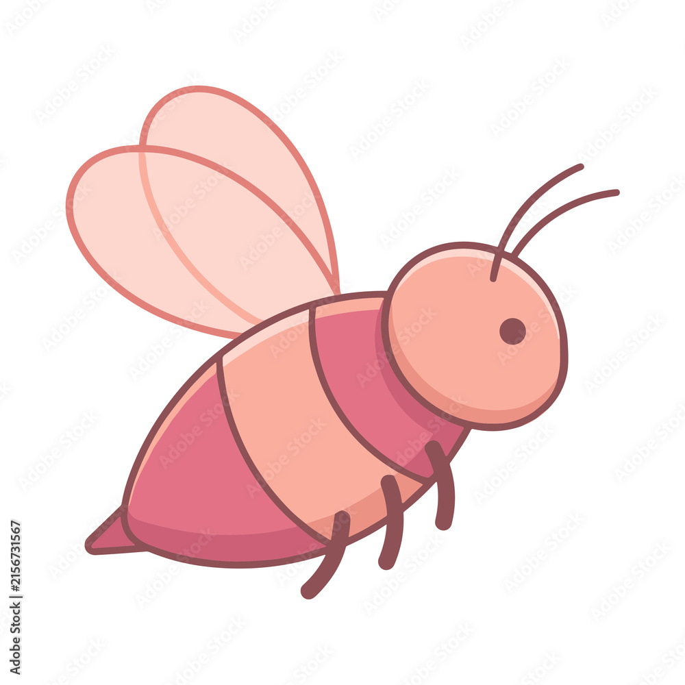 Fototapeta premium Cartoon bee illustration