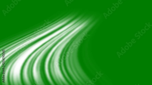 Fresh Air Motion Waves Creating Dynamic Cooling Wind on Green Background