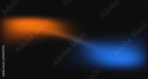 Abstract Neon Wave with Glowing Grain Texture, Vibrant Dual Color Light Flow with Soft Motion Blur, Futuristic Color Stream with Atmospheric Glow and Fine Grain