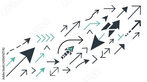 Abstract Geometric Arrow Pattern for Modern Graphic Design and Motion.