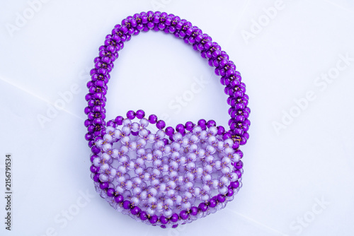 Handcrafted Beaded Decorative Artwork Featuring Colourful and Intricate Design