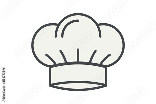 Fotografie Chef Hat Vector Icon