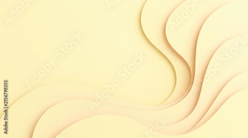 A soft, pastel-colored abstract background with wavy, curved lines and a gradient effect.