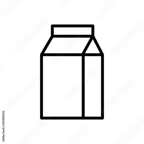 Milk outline icon