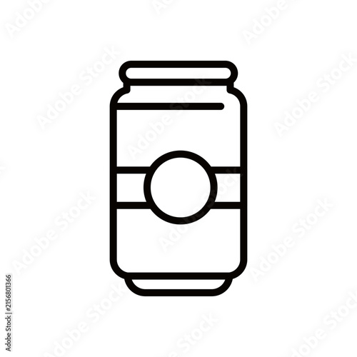 Soda can outline icon