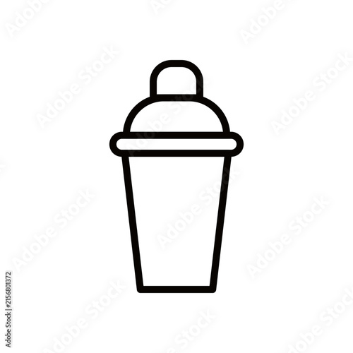 Tumbler cup outline icon