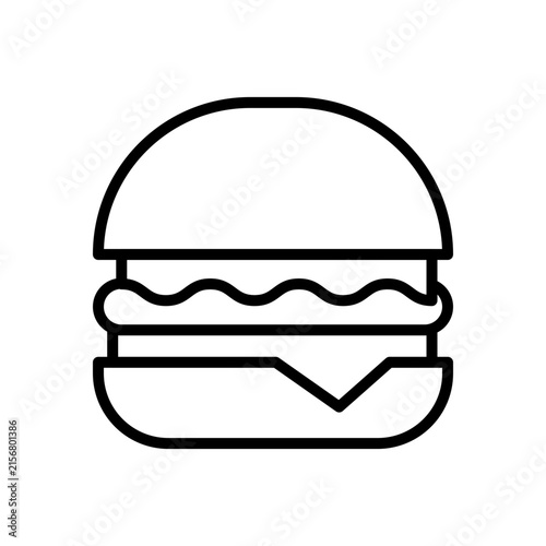 Hamburger outline icon