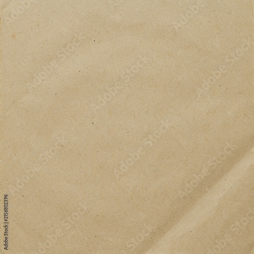 Textured Recycled Brown Kraft Paper Surface Background